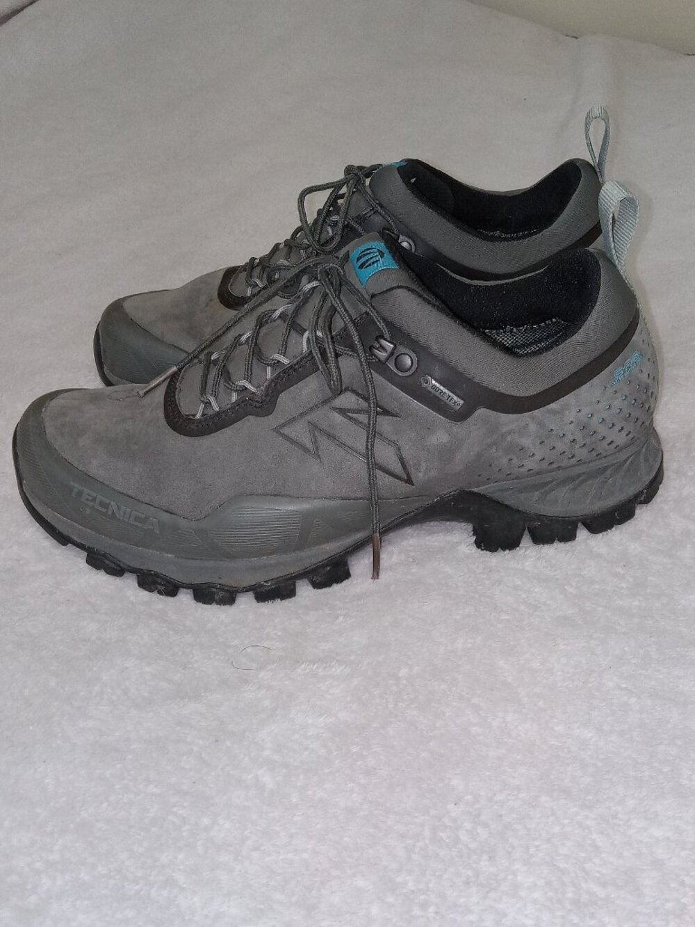 Tecnica Plasma GTX WS Women 8 Gray Gore-Tex Waterproof Hiking Trail Shoes Vibram